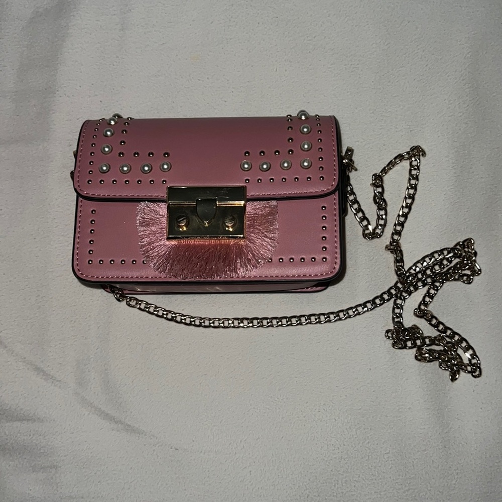 Topshop Pearl Chain Bag